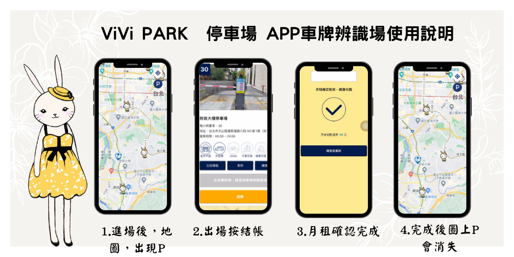 ViVi PARK 停車APP 操作說明